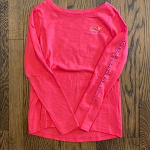 Vineyard vines pink long sleeve shirt